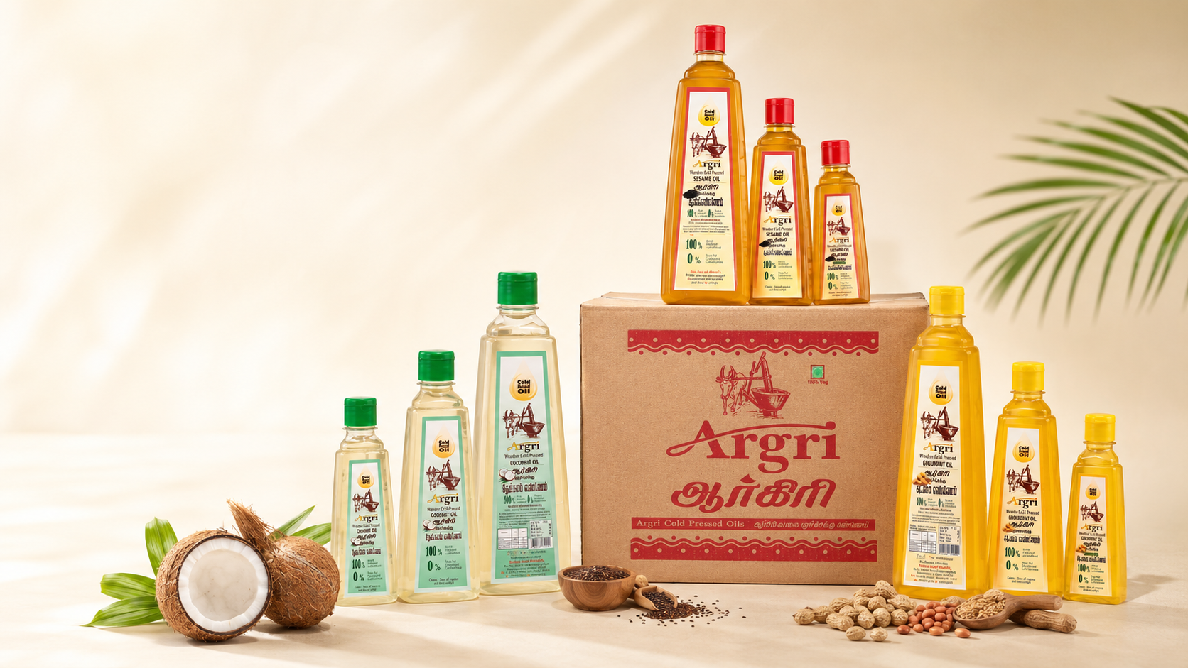 Pure, original and trusted cold pressed oils.