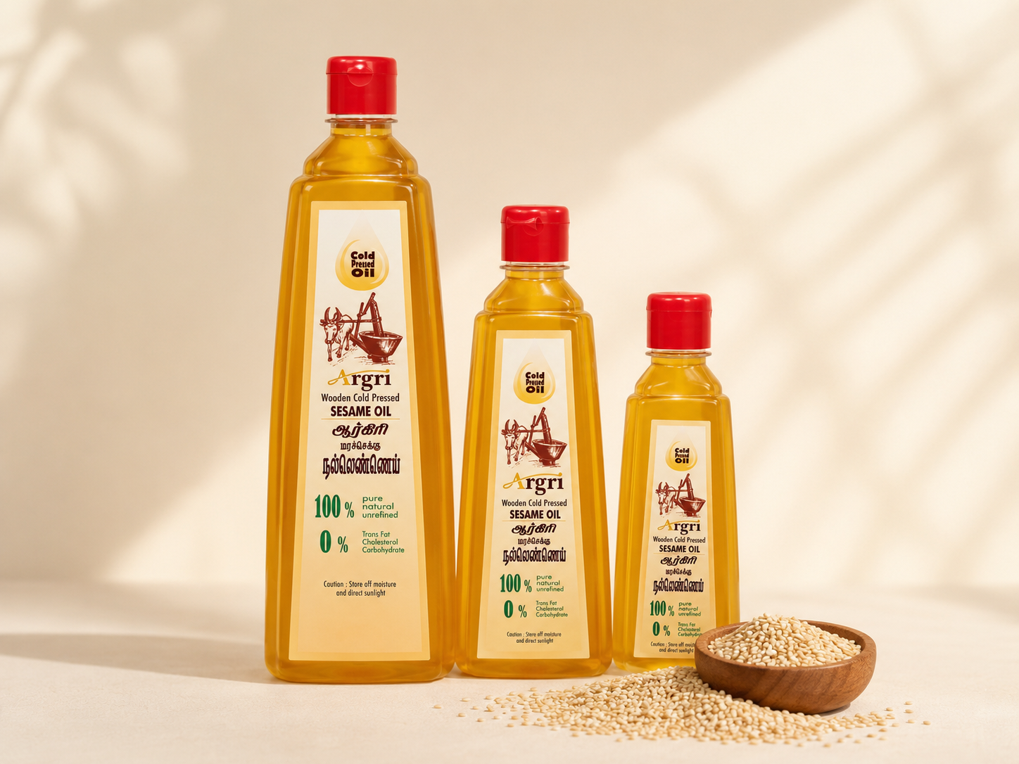 Cold Pressed Sesame Oil